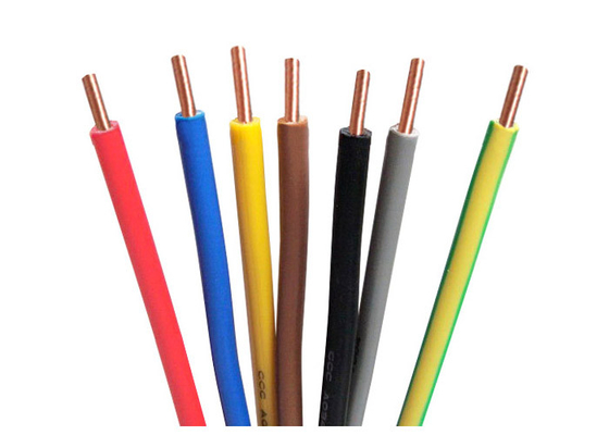LA CHINE La température maximum simple colorée de conducteur du fil 70℃ d'isolation de PVC de câble fournisseur