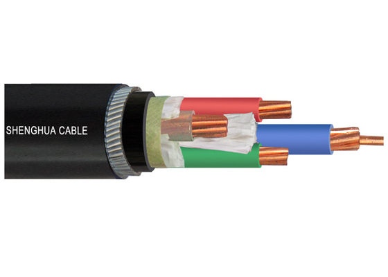 LA CHINE XLPE ou PVC a isolé le câble cuivre blindé 0.6/1kV de noyau du câble électrique 4 de fil d'acier fournisseur
