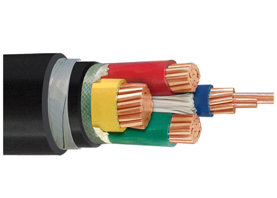 LA CHINE Cable électrique blindé du noyau CU/XLPE/STA/PVC du câble électrique 600/1000V 4 de bande en acier fournisseur