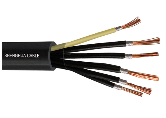 LA CHINE PVC coloré par câble fiable de cuivre de représentation de feu de conducteur isolé engainé fournisseur