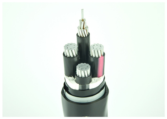 LA CHINE Cable électrique blindé en aluminium du noyau Al/PVC/PVC du câble électrique 3+1 de basse tension avec l'armure en acier de bande fournisseur