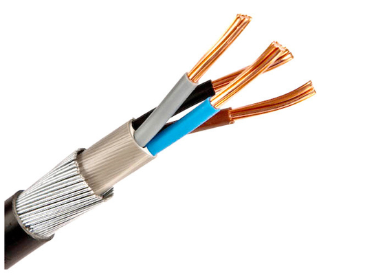 LA CHINE Cable électrique blindé isolé par XLPE du conducteur BT d'en cuivre de cable électrique de fil d'acier de PVC fournisseur