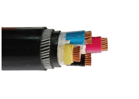 LA CHINE Câble blindé de cuivre de la gaine BT de PVC de noir isolé par PVC de câble électrique de fil d'acier du conducteur XLPE fournisseur