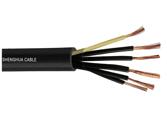 LA CHINE Fil de contrôle isolé par PVC de noir d'approbation de la CE avec les câbles flexibles des noyaux H07VV-F fournisseur