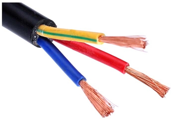 LA CHINE L'isolation de PVC/a engainé la norme du CEI des câbles Acc.To de noyau du fil trois de câble d'Eletrical fournisseur