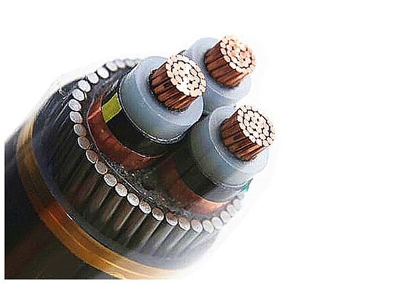 LA CHINE 18 / conducteur de cuivre recuit blindé de câble électrique du noyau 30KV 3/cable électrique fournisseur