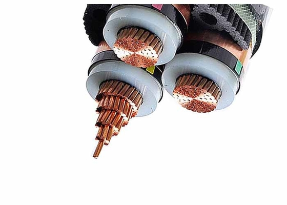 LA CHINE Le noyau XLPE de la haute tension trois a isolé le cable électrique 12/20(24) kilovolt de 70SQMM à 400SQMM fournisseur