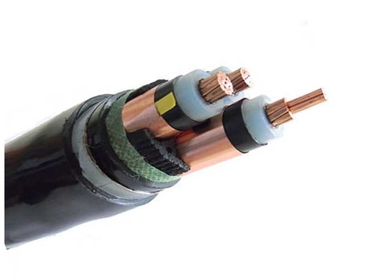 LA CHINE Câble blindé de système mv d'en cuivre de bande en acier blindée de câble électrique de noyaux de la tension élevée trois fournisseur