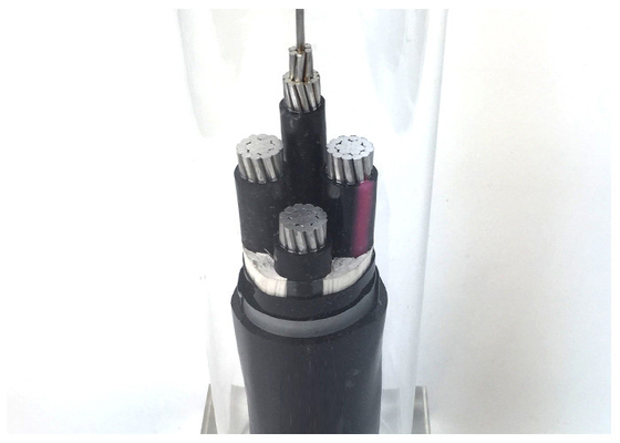 LA CHINE 0.6/1kV câbles isolés par PVC en aluminium de noyau du conducteur quatre avec la bande en acier blindée fournisseur