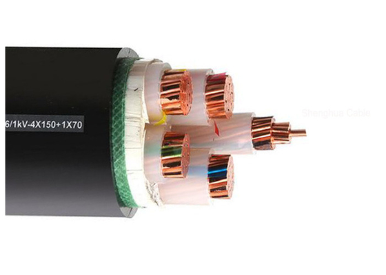 LA CHINE Le CU/XLPE/PVC-0.6/1KV 3x120+2x70mm2 XLPE a isolé le cable électrique fournisseur