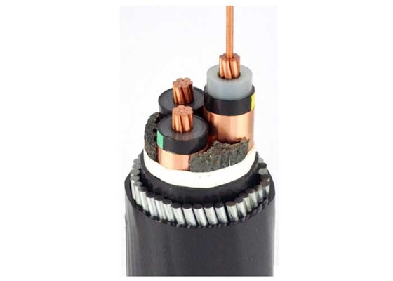LA CHINE Câble électrique blindé de fil d'acier de 3 noyaux avec le conducteur de cuivre fournisseur
