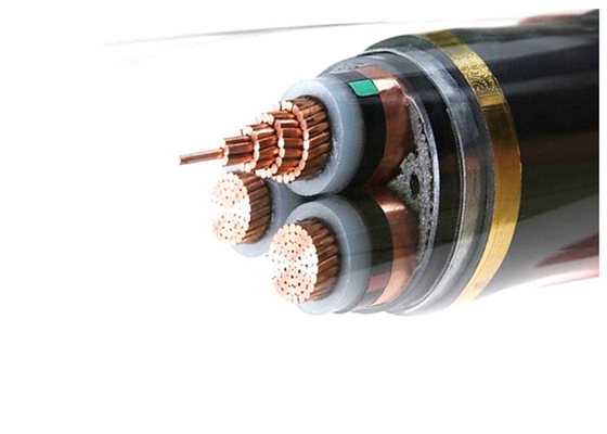 LA CHINE Câble électrique blindé de tension moyenne, cable électrique blindé de trois noyaux fournisseur