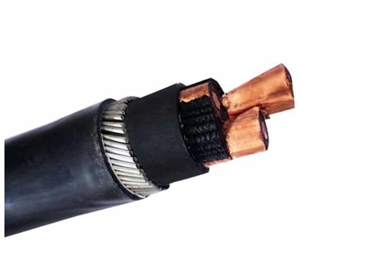 LA CHINE La basse tension Xlpe a isolé le cable électrique de gaine de PVC de noyaux du câble trois fournisseur