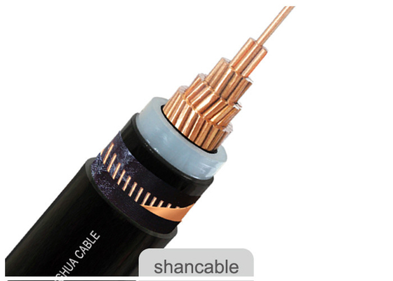 LA CHINE Cable d'alimentation électrique 12/20 kV (24) kV à noyau unique 1C500SQMM CU / XLPE / CWS / PE fournisseur