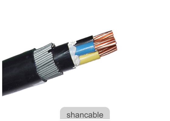 LA CHINE Câble électrique blindé isolé par XLPE CU/XLPE/SWA/PVC 0.6/1KV fournisseur