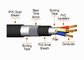 Le PVC a isolé le câble blindé de conducteur d'en cuivre du câble électrique 1kV CU/PVC/SWA/PVC fournisseur
