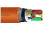 Câble blindé souterrain de basse tension adapté aux besoins du client avec la veste de PVC fournisseur