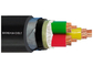 Câble blindé souterrain de basse tension adapté aux besoins du client avec la veste de PVC fournisseur