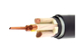 Câble électrique blindé XLPE de bande en acier de conducteur d'en cuivre de basse tension/câble souterrain de gaine de PVC isolation de PVC fournisseur