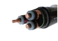 Câble blindé de système mv d'en cuivre de bande en acier blindée de câble électrique de noyaux de la tension élevée trois fournisseur