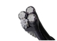 ABC câblent le duplex, Triplex, la baisse quadruplex de service, conducteur de noyau de l'aluminium isolé par XLPE 4 fournisseur