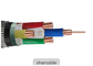 Le PVC approuvé par OIN isolé câble le conducteur en aluminium de quatre noyaux pour des lignes de distribution d'énergie fournisseur
