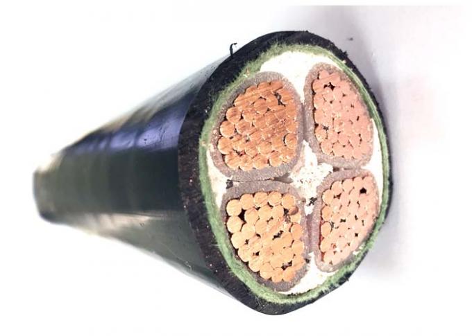 XLPE a isolé la gaine 185 de PVC les millimètres que carrés de câble électrique BT là creusent le cable électrique blindé