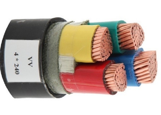 LA CHINE câble engainé par PVC isolé par PVC de la coutume 240 mm2, cable électrique multinucléaire fournisseur