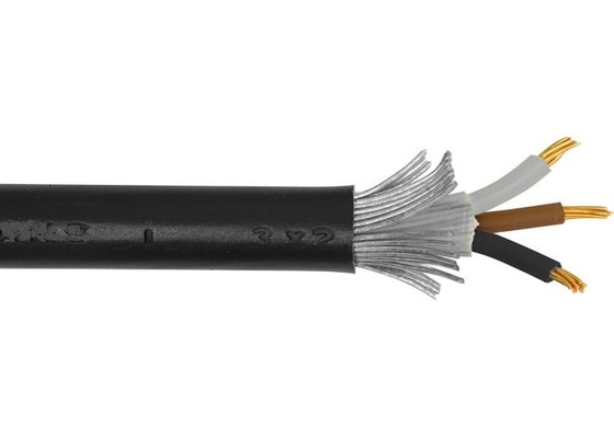 LA CHINE PVC noir gainé blindé électrique Câble 600 / Câbles 1000V Blindé électriques fournisseur