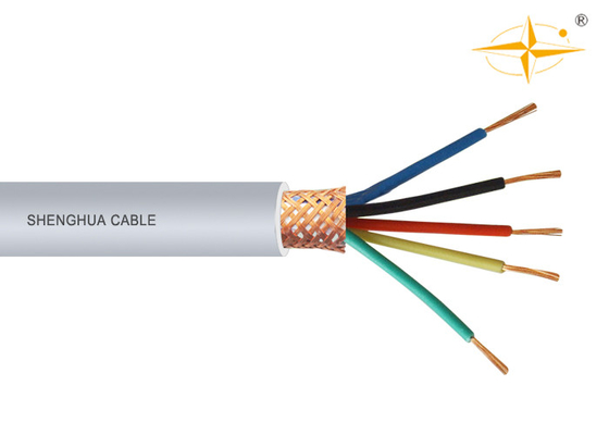 LA CHINE 5 câbles isolés par PVC de conducteur, armature tressée par câblage cuivre flexible de câble de PVC fournisseur