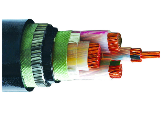 LA CHINE 4 la SWA de PVC blindée de l'en cuivre XLPE de câble électrique de basse tension de fil d'acier de noyaux câblent fournisseur
