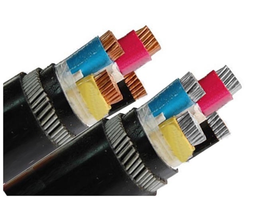 LA CHINE Câble électrique blindé de gaine de PVC d'isolation de XLPE/PVC/sous terre câble de basse tension fournisseur