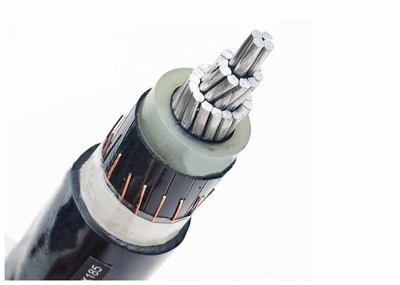 LA CHINE Câble en aluminium de conducteur de la haute tension XLPE de câble à un noyau souterrain d'isolation fournisseur