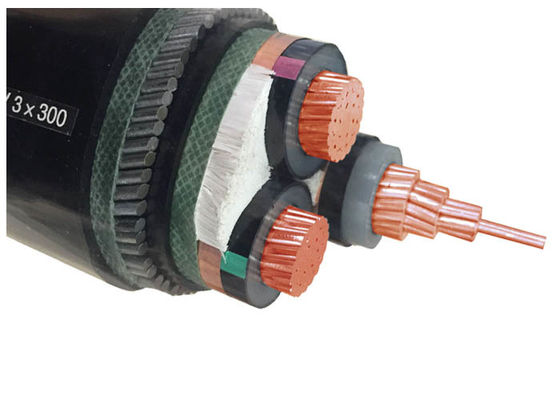LA CHINE Câble électrique Shenghua avec conducteur en cuivre, isolation XLPE, gaine PVC, armure en fil d'acier, gaine PVC noire, câble basse tension fournisseur