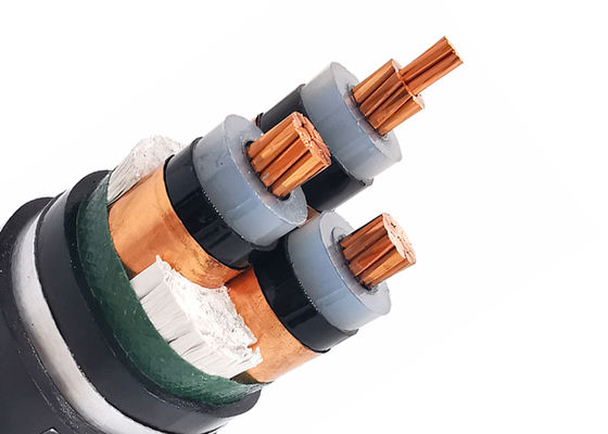 LA CHINE SWA 4x35mm2 Oxygen-Free Copper PVC Insulated Steel Wire Armoured Power Cable for Direct Burial 0.6/1kV fournisseur