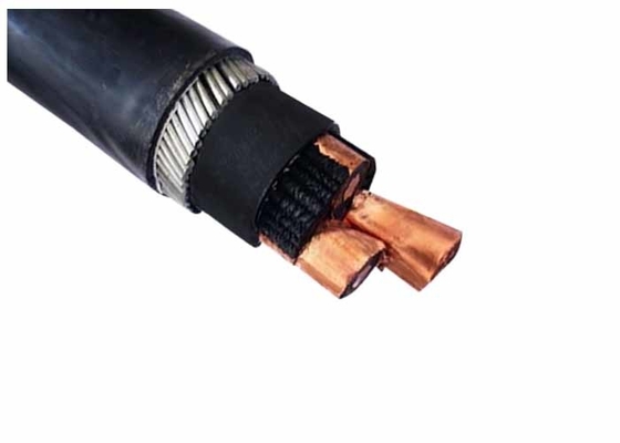LA CHINE Le câble blindé moyen 33KV 3x95 SQMM de fil d'acier de tension a échoué le cuivre nu fournisseur