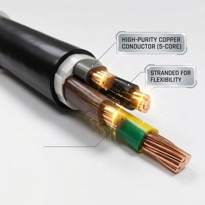 LA CHINE LSZH 3x2.5mm2 PVC Insulated Building Cable Low Smoke Zero Halogen Flame Retardant 450/750V fournisseur