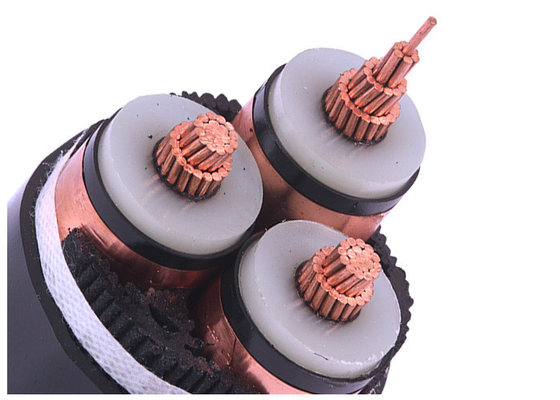 LA CHINE 3 câble électrique moyen de la gaine 33kV XLPE de PVC de tension de noyau fournisseur