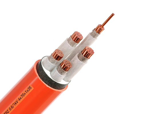LA CHINE Cable électrique évalué de Lszh du feu non métallique à hautes températures de la gaine 4x70+1x35 Sqmm fournisseur