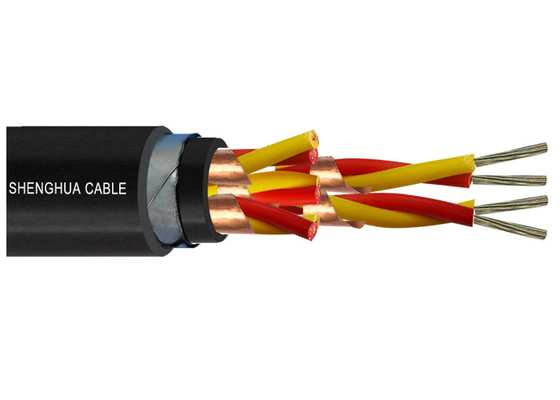 LA CHINE L'isolation de PE d'Al Foil Plastic Screen a protégé le cable électrique avec le noyau de CU fournisseur