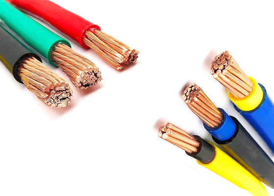LA CHINE Fil coloré IEC60227 d'isolation de PVC de câble unique avec le conducteur rigide fournisseur