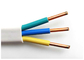 Le PVC plat a isolé la ligne dure électrique de gaine du noyau x2.5SQMM du fil 3 de câble du ménage avec la couleur blanche fournisseur