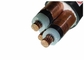 3 le noyau Xlpe a isolé le câble engainé par PVC avec le cable électrique moyen de tension d'écran de cuivre de bande fournisseur