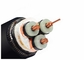 6 / câble électrique blindé de cuivre échoué par noyau du fil d'acier 10KV 3/cable électrique fournisseur