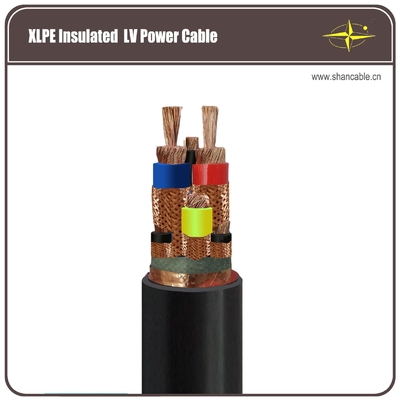 0.6kv câble isolant XLPE à cinq cœurs pour applications industrielles fournisseur