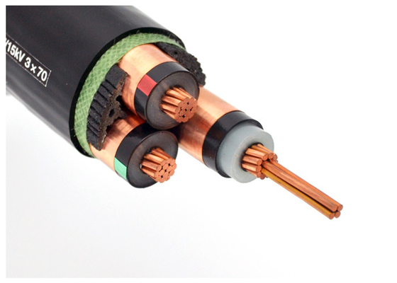 Shanghai shenghua câble à tension moyenne Conducteur en cuivre ou en aluminium XLPE Cable d'alimentation isolé Marquage en relief fournisseur