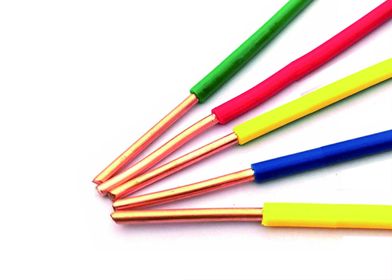 Shanghai Shenghua Group Cable Colored Single Wire Cable PVC Insulation Wire 70℃ Max Conductor Temperature fournisseur