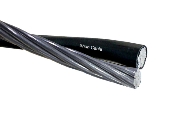 Cable électrique Shenghua, câble aérien à isolation Xlpe, câble aérien avec un conducteur messager fournisseur