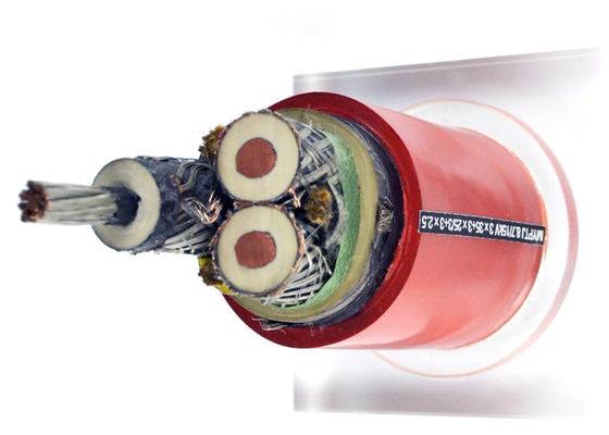 Cable électrique Shenghua 8,7 / 15 KV Cable en caoutchouc flexible MYPTJ Eco-friendly pour les équipements lourds fournisseur