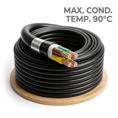 High Temperature XLPE Insulated PVC Sheathed Cable 0.6/1kV 4x16mm2 Power Station fournisseur